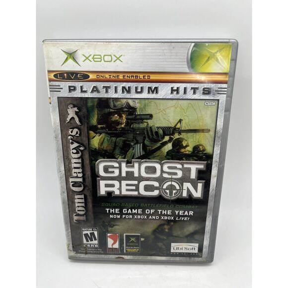 Tom Clancy's Ghost Recon 1 Microsoft Original Xbox COMPLETE - TESTED - Picture 1 of 10